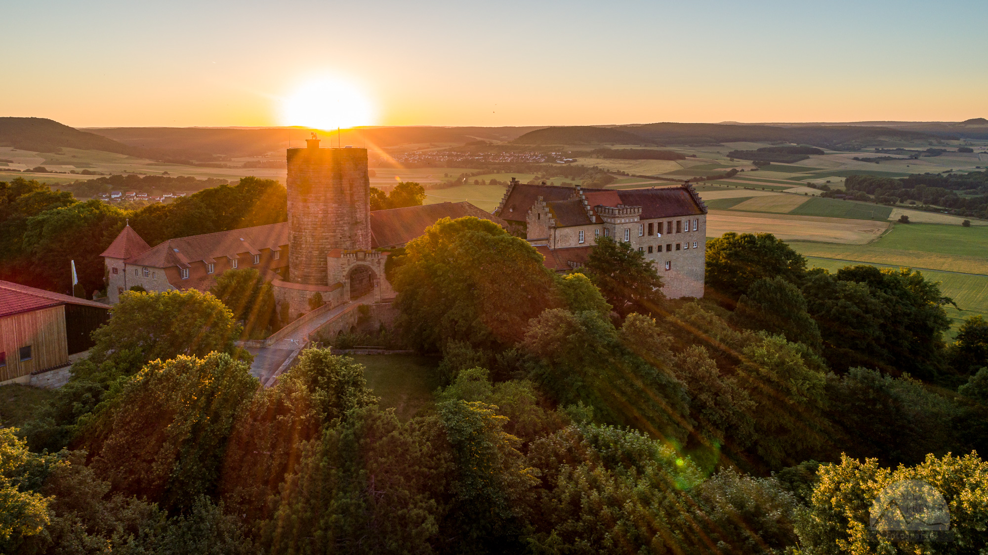 Schloss Saaleck Sunset